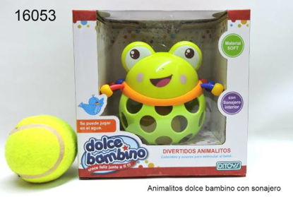 Imagen de ANIMALITOS DOLCE BAMBINO CON SONAJERO 11.24